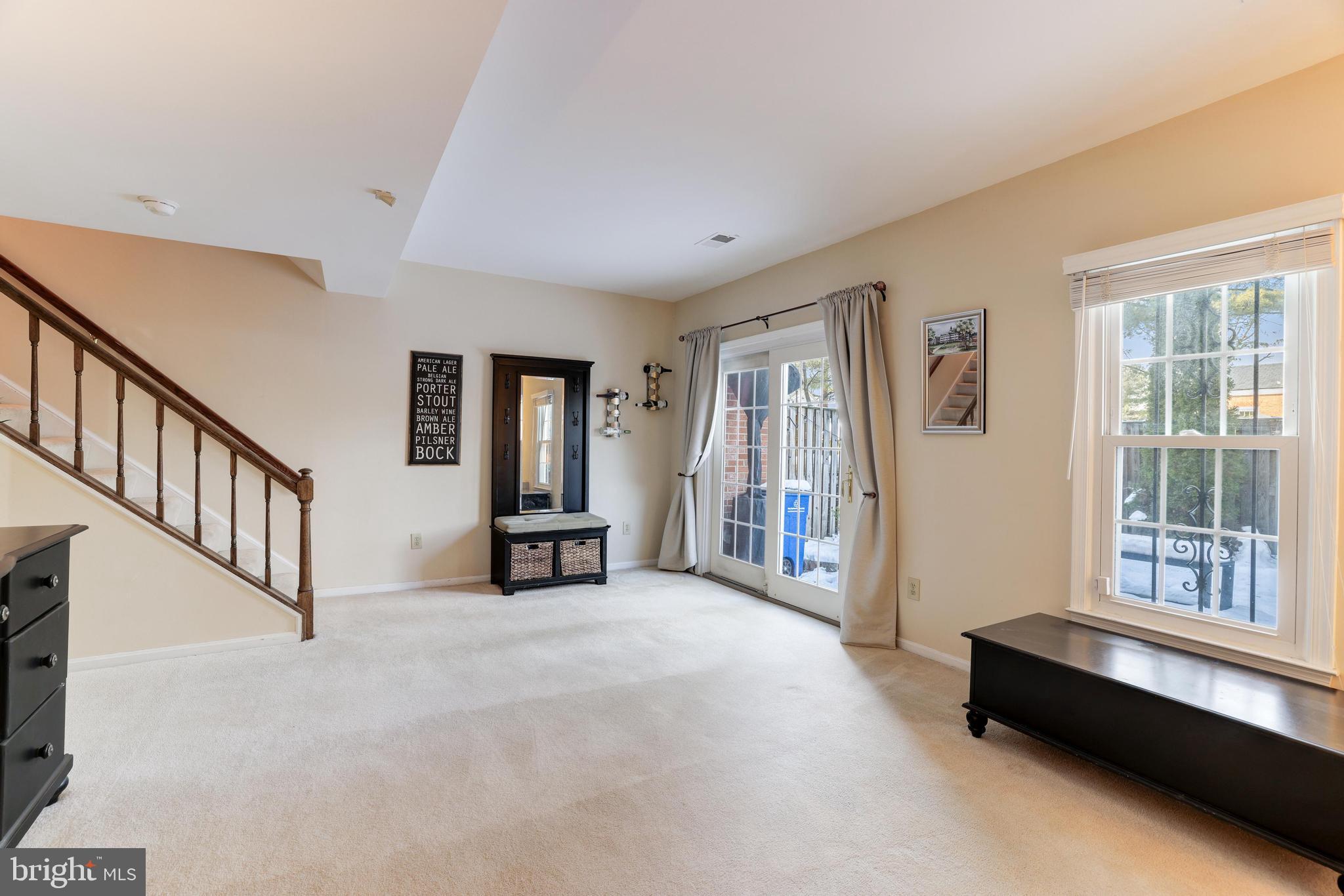 9053 Ottawa Place Silver Spring, MD 20910 - Photo 32 of 65 Finished basement w/ sliding door to private yard