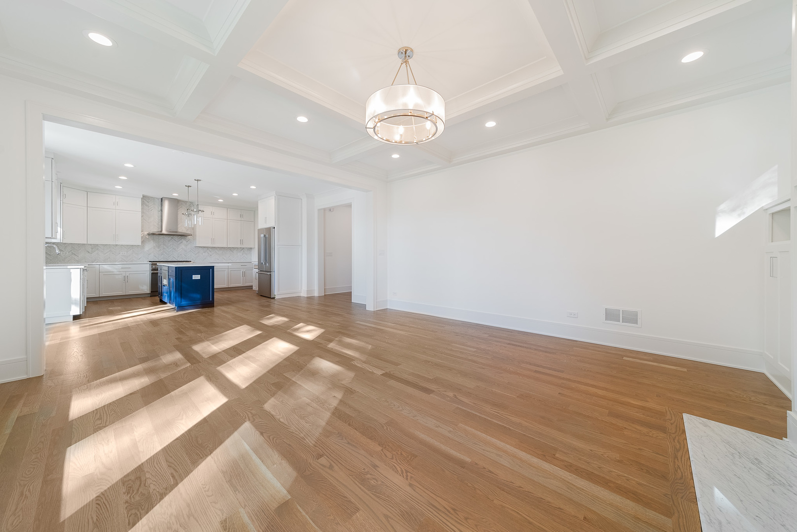 315 Walnut Street Elmhurst, IL 60126 - Photo 10 of 39 an empty room with kitchen and fireplace