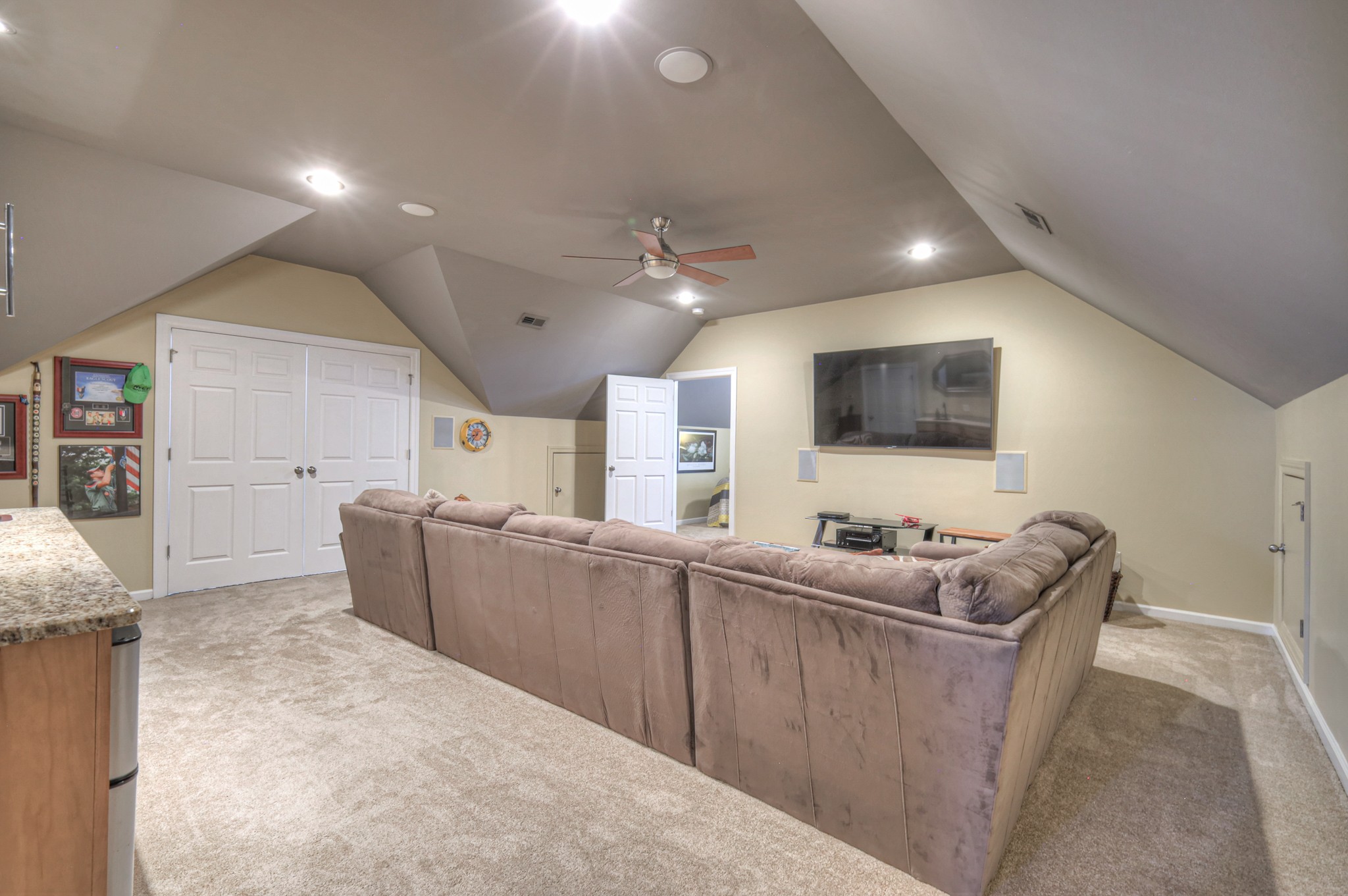 431 Conquest Road Murfreesboro, TN 37128 - Photo 40 of 55 a living room with furniture and a flat screen tv