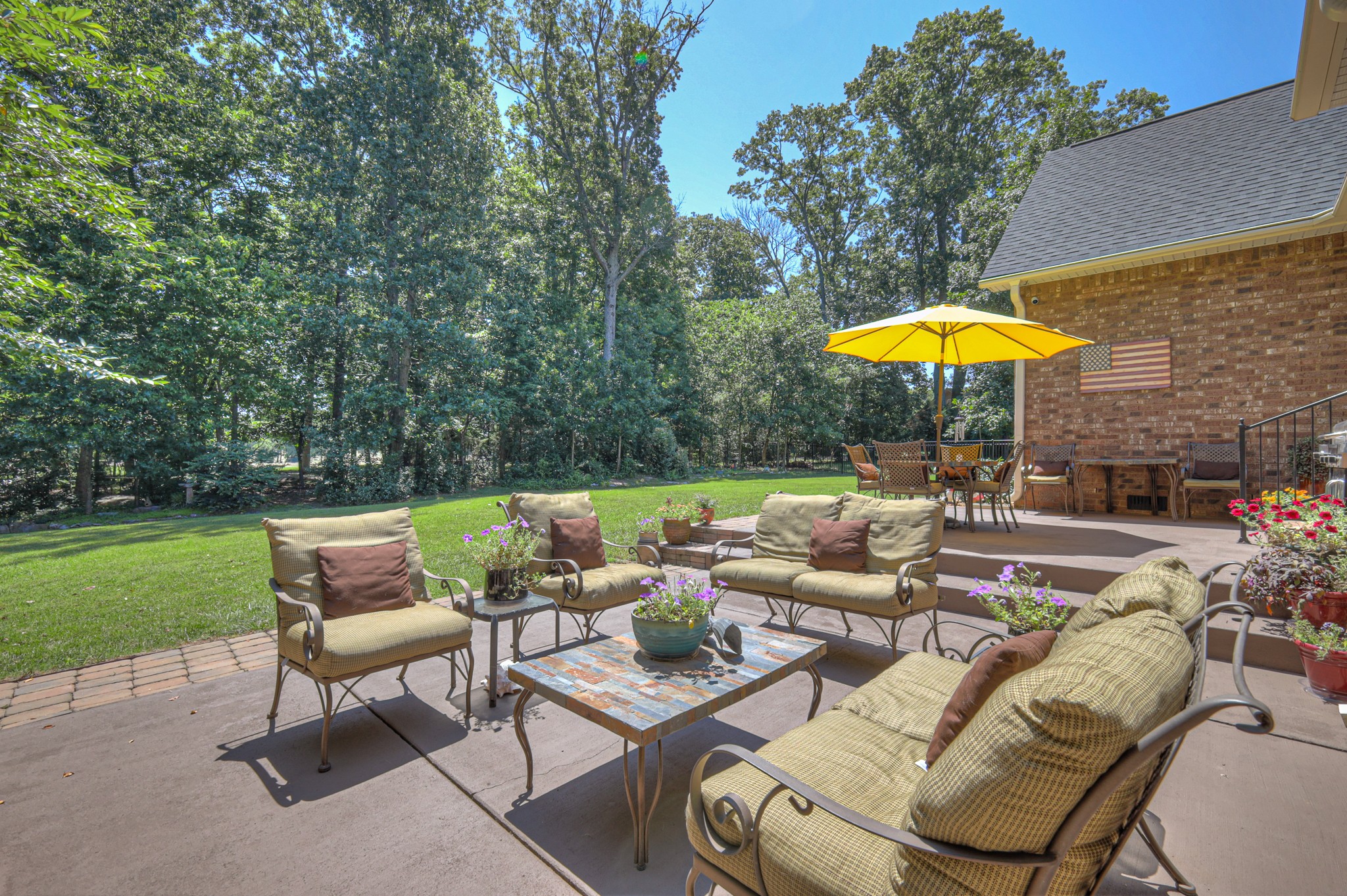 431 Conquest Road Murfreesboro, TN 37128 - Photo 46 of 55 a view of a patio with chairs and a table