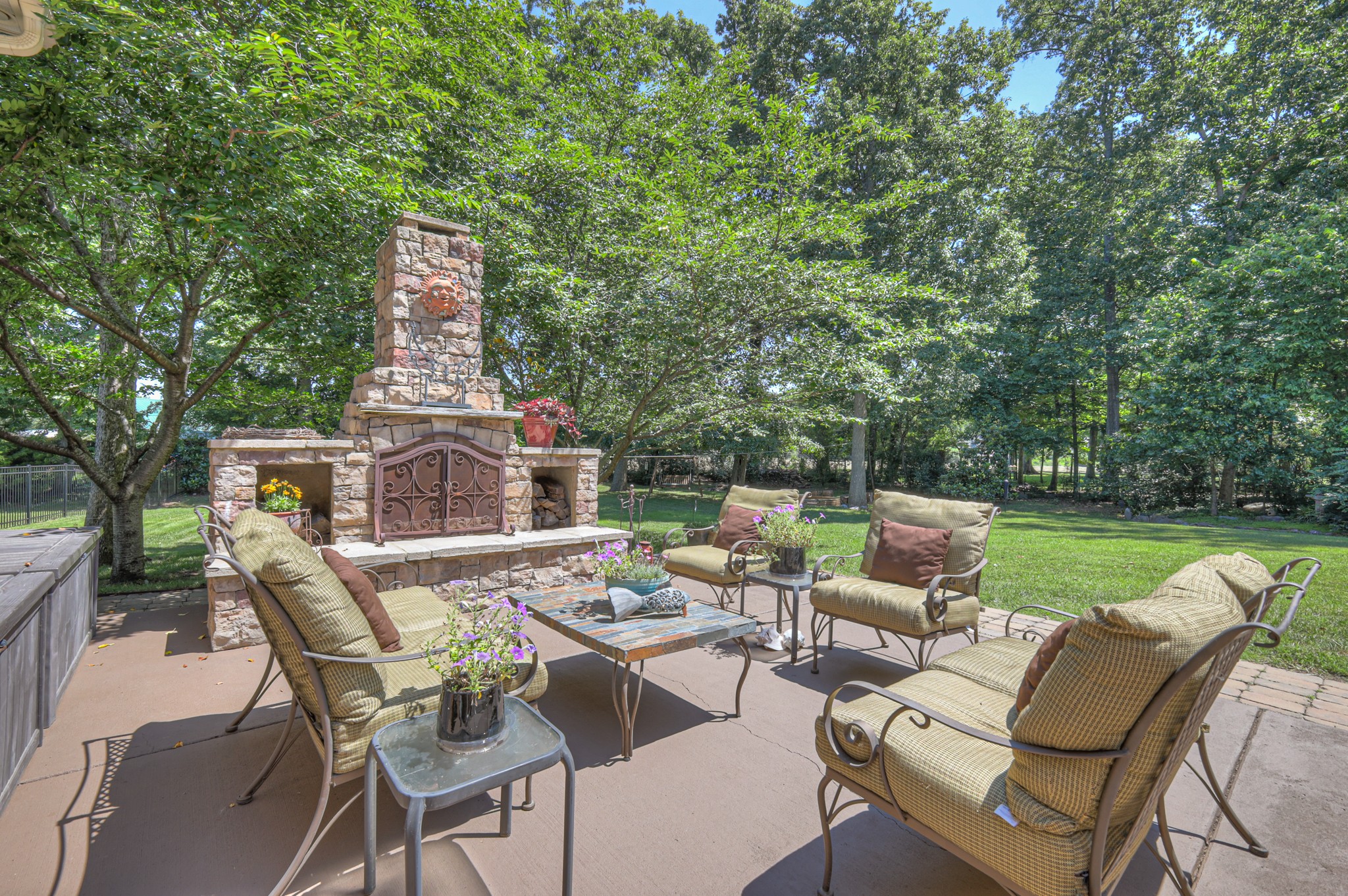 431 Conquest Road Murfreesboro, TN 37128 - Photo 47 of 55 a view of a patio with table and chairs and couches