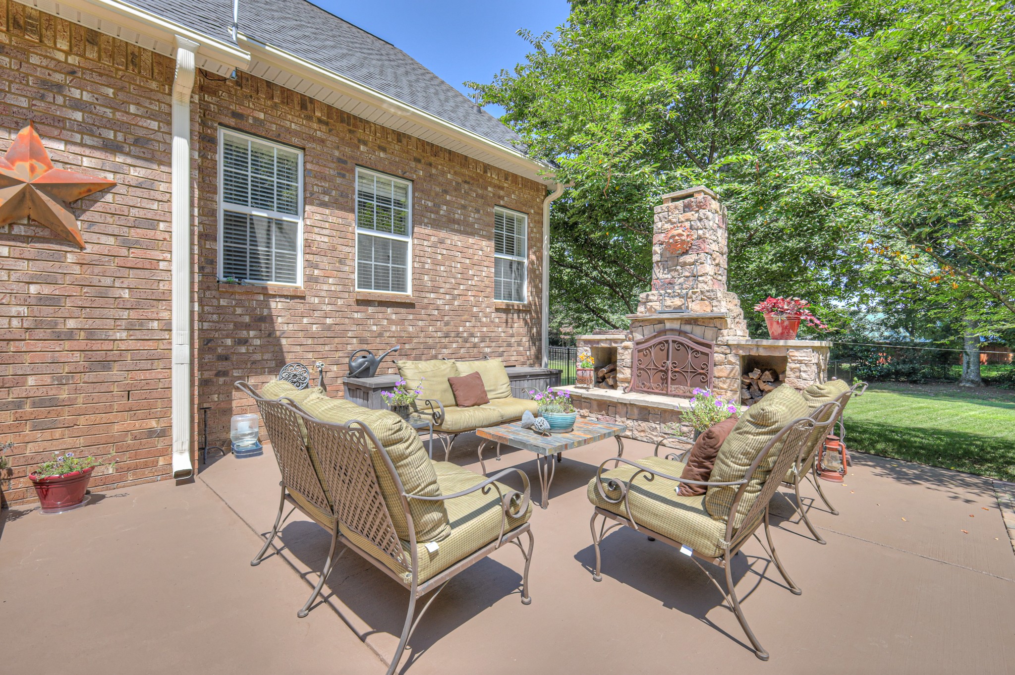 431 Conquest Road Murfreesboro, TN 37128 - Photo 48 of 55 a view of backyard of house with outdoor seating