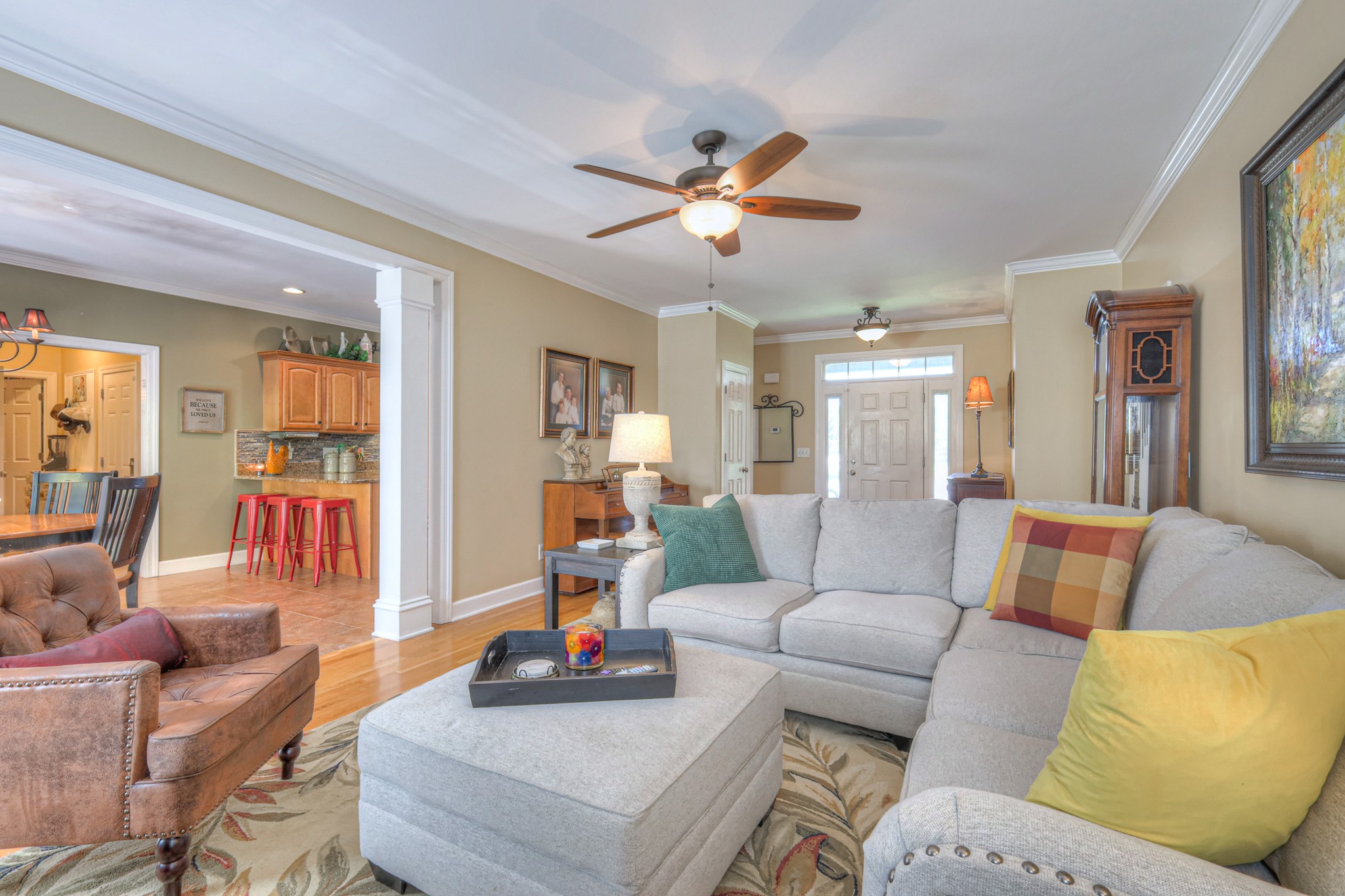 431 Conquest Road Murfreesboro, TN 37128 - Photo 9 of 55 a living room with furniture and a wooden floor