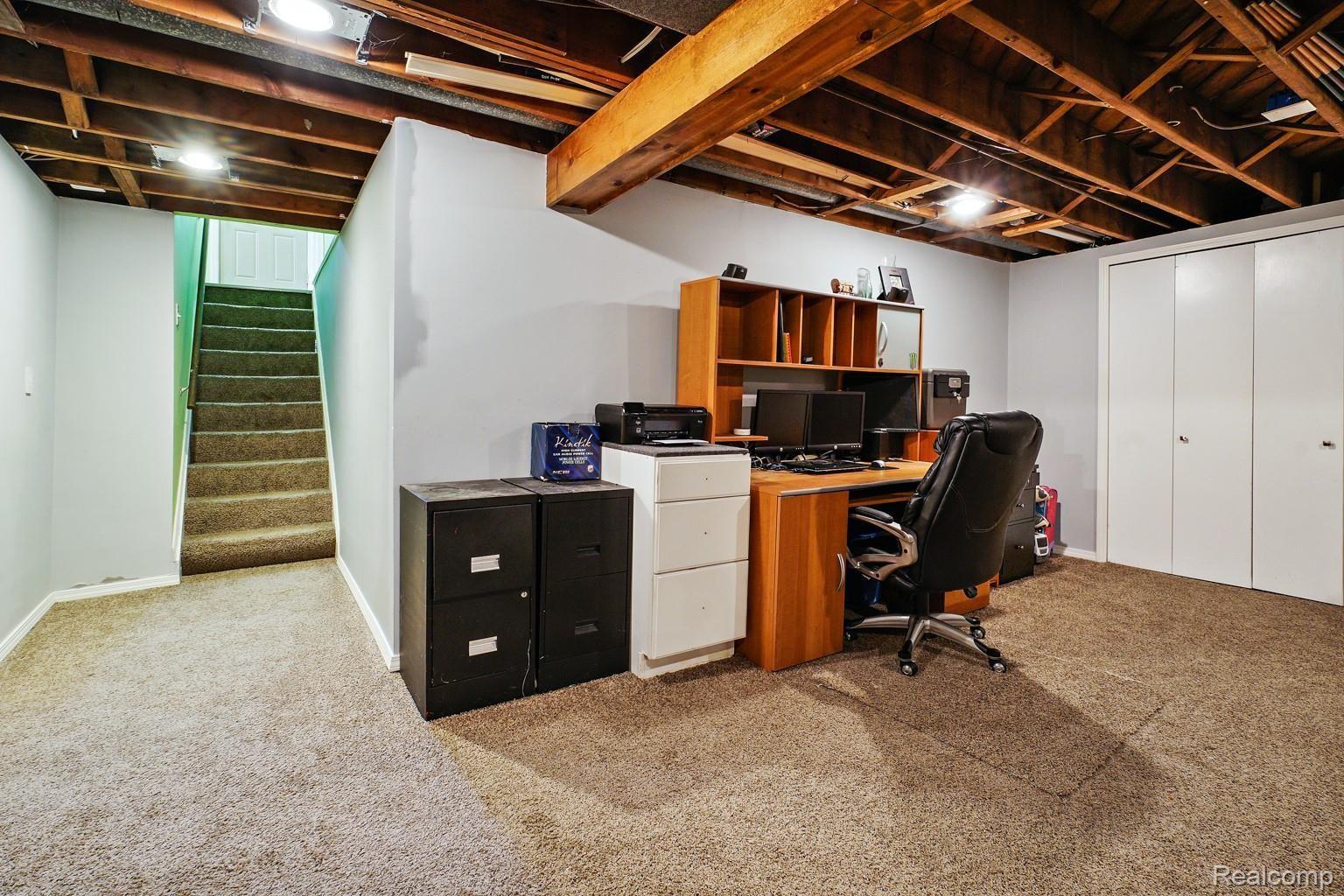 11364 Erdmann Road Sterling Heights, MI 48314 - Photo 19 of 28 Finished basement with carpet