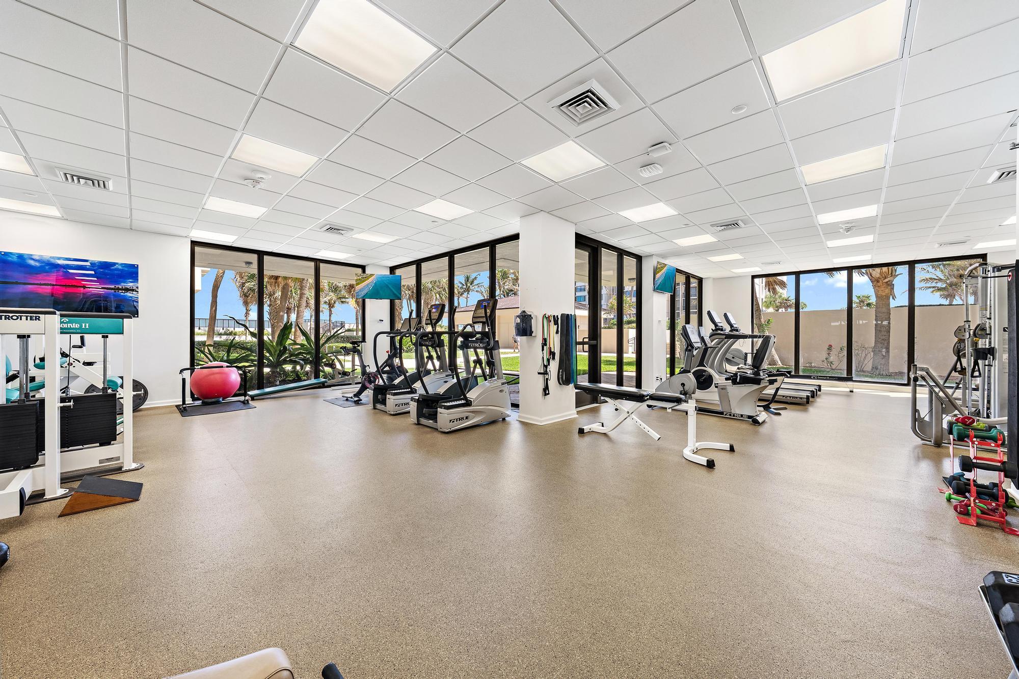 5380 North Ocean Drive, Unit 10J Singer Island, FL 33404 - Photo 28 of 37 Fitness Room