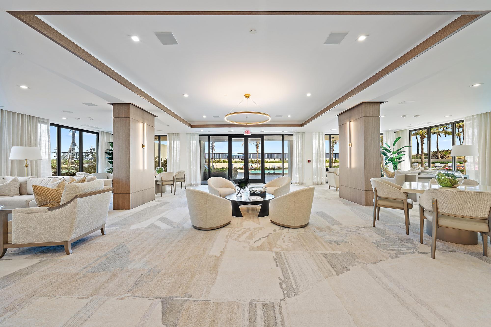 5380 North Ocean Drive, Unit 10J Singer Island, FL 33404 - Photo 31 of 37 Social Room