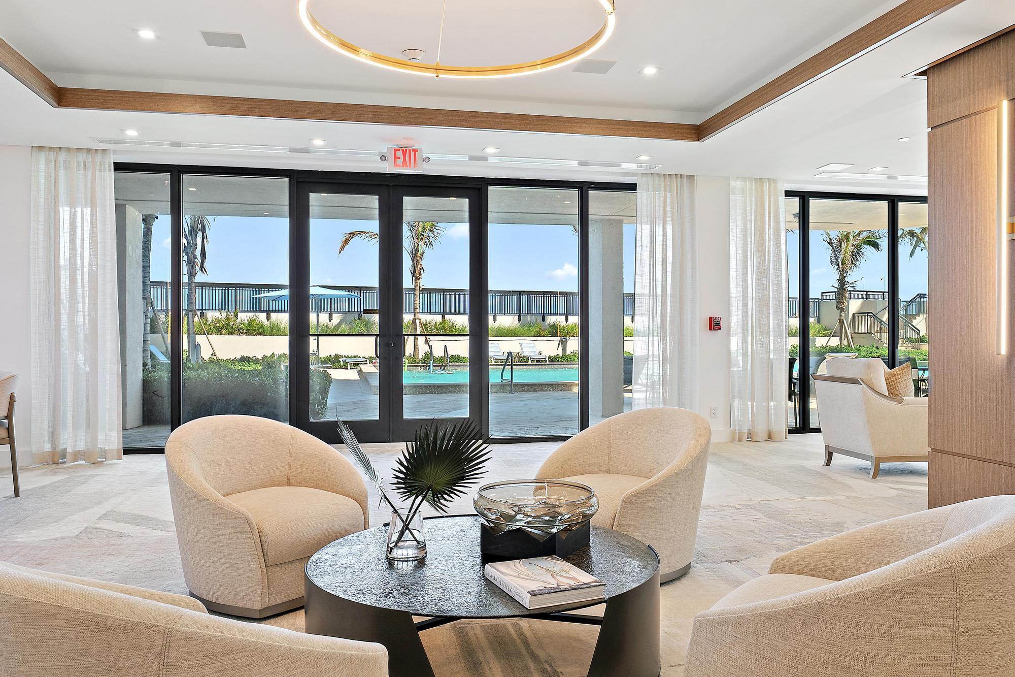 5380 North Ocean Drive, Unit 10J Singer Island, FL 33404 - Photo 32 of 37 Social Room
