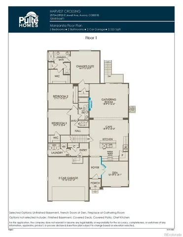 $668,172 | 2171 South Irvington Street, Aurora, CO 80018