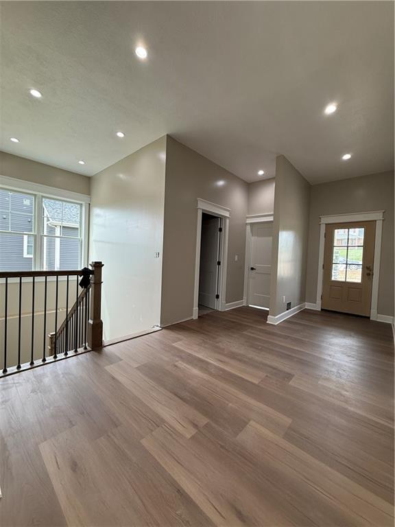 136 Huckleberry Road Indiana, PA 15701 - Photo 15 of 20 an empty room with wooden floor and windows