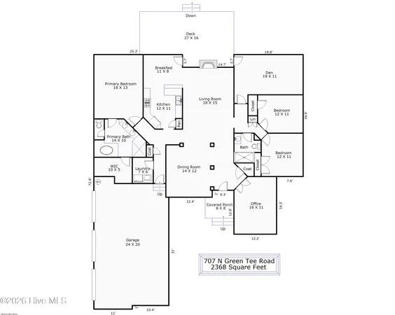 $650,000 | 707 North Green Tee Road, Hampstead, NC 28443