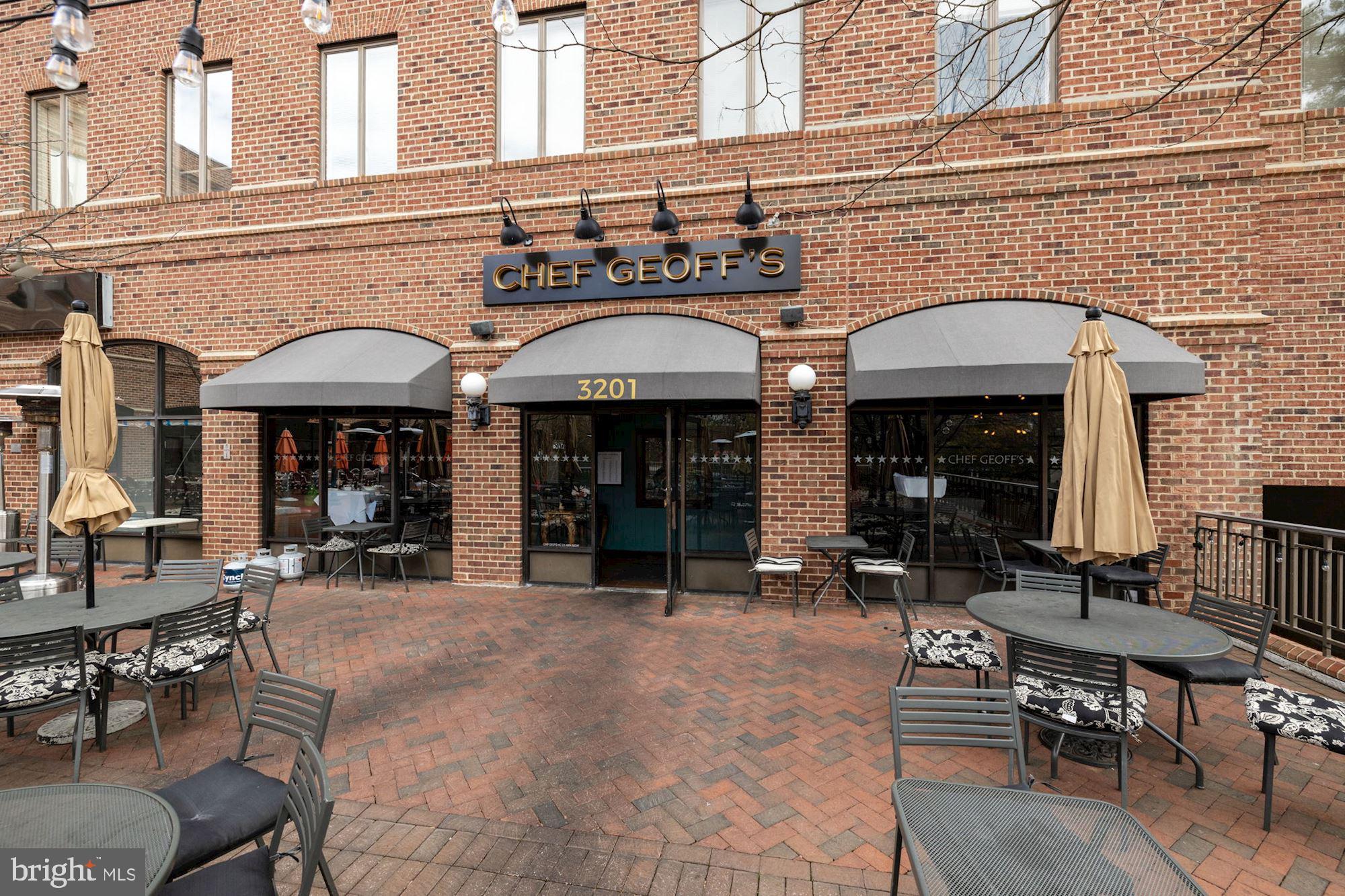 4201 Cathedral Avenue Northwest, Unit 620E Washington, DC 20016 - Photo 26 of 28 a front view of a building with sitting area