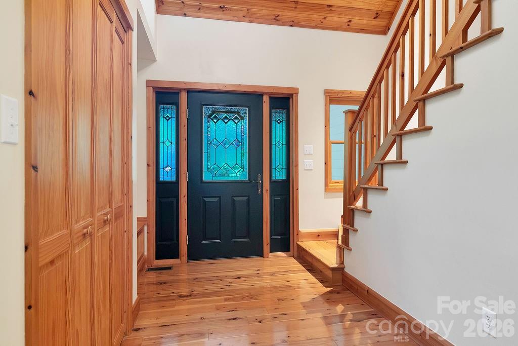 40 Walnut Ridge Road Brevard, NC 28712 - Photo 8 of 47 a view of an entryway with staircase