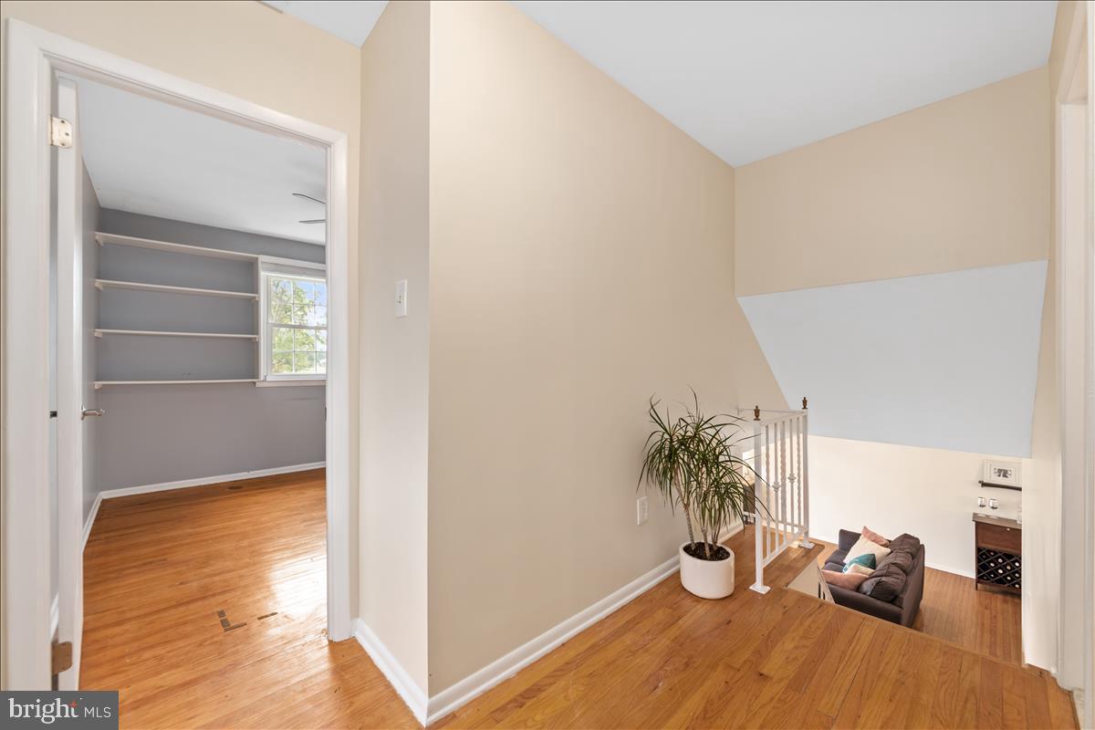 602 Platte Road Fairless Hills, PA 19030 - Photo 24 of 33 Upper level hallway- real hardwood & new paint