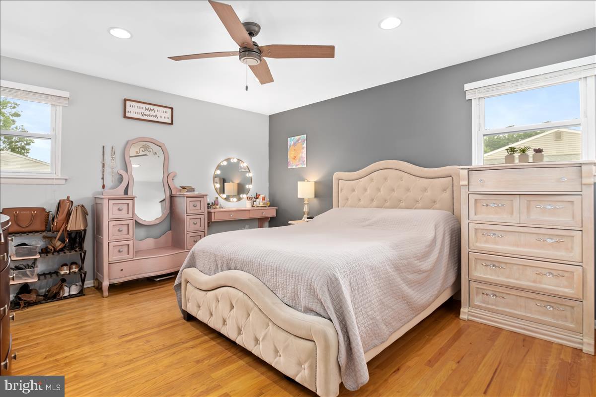 602 Platte Road Fairless Hills, PA 19030 - Photo 31 of 33 Primary bedroom new fan & recessed lighting