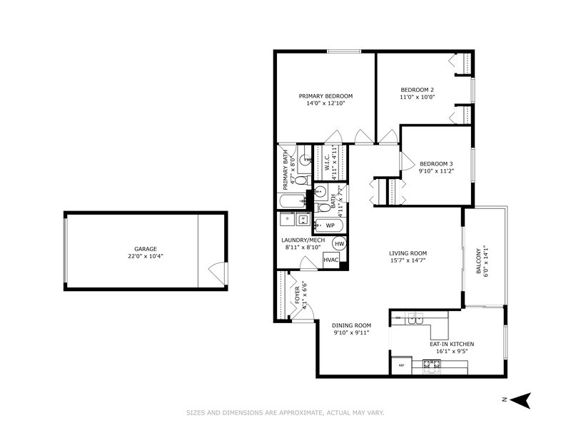 545 Greystone Lane, Unit A2 Wheeling, IL 60090 - Photo 21 of 21 a picture of a floor plan