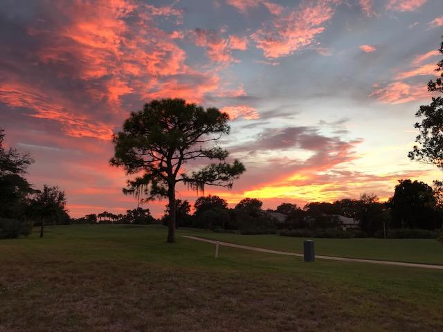 5657 Southeast Foxcross Place Stuart, FL 34997 - Photo 47 of 49 Sunset over Course