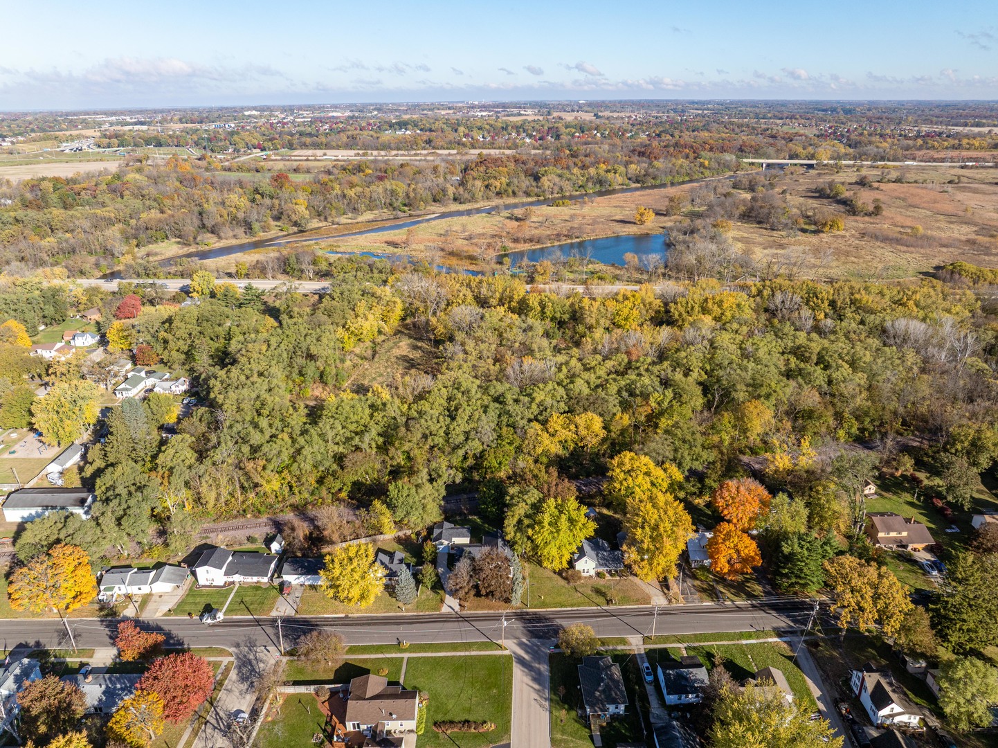 Land Lot Land Cherry Valley, IL 61016 - Photo 3 of 33 an aerial view of residential building and ocean
