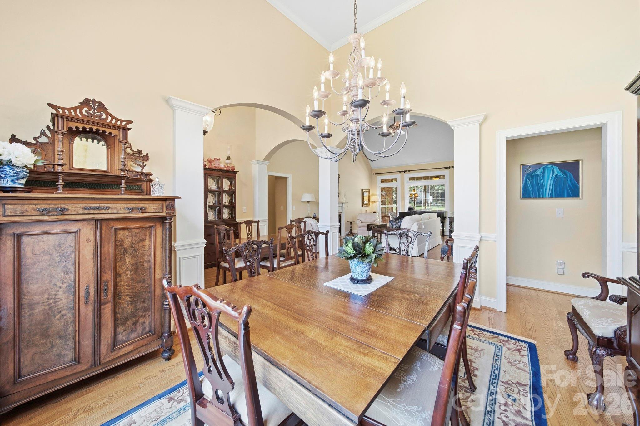 2909 Lakeshore Drive Chester, SC 29706 - Photo 13 of 44 a view of a dining room with furniture and wooden floor