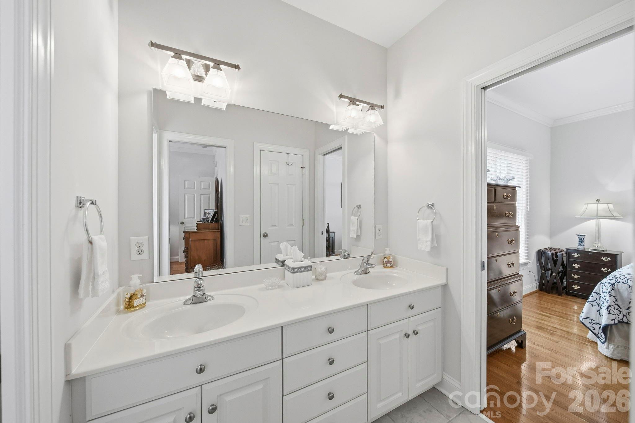 2909 Lakeshore Drive Chester, SC 29706 - Photo 39 of 44 a en suite bathroom with double sink and a mirror