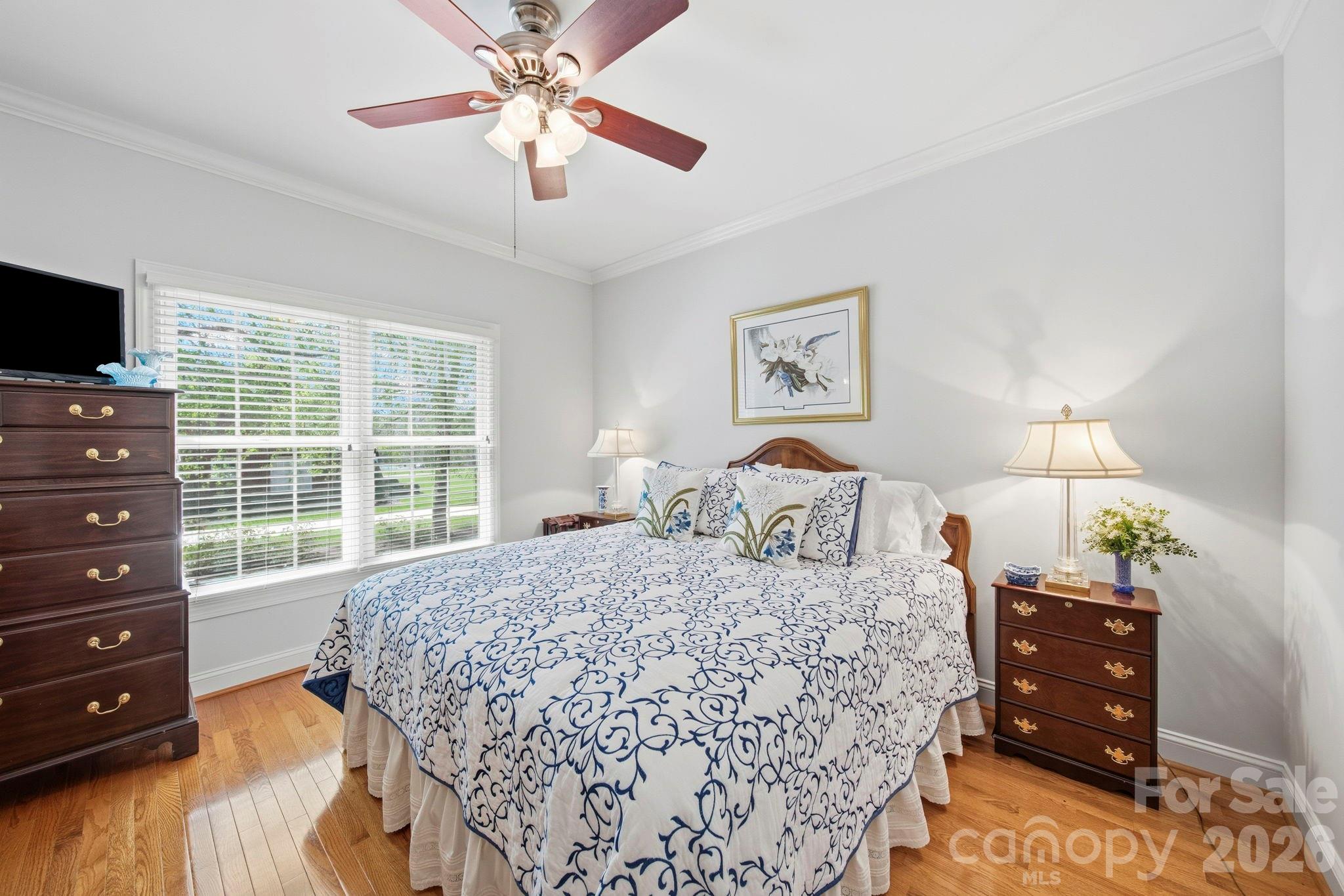 2909 Lakeshore Drive Chester, SC 29706 - Photo 42 of 44 a bedroom with a bed and a flat screen tv