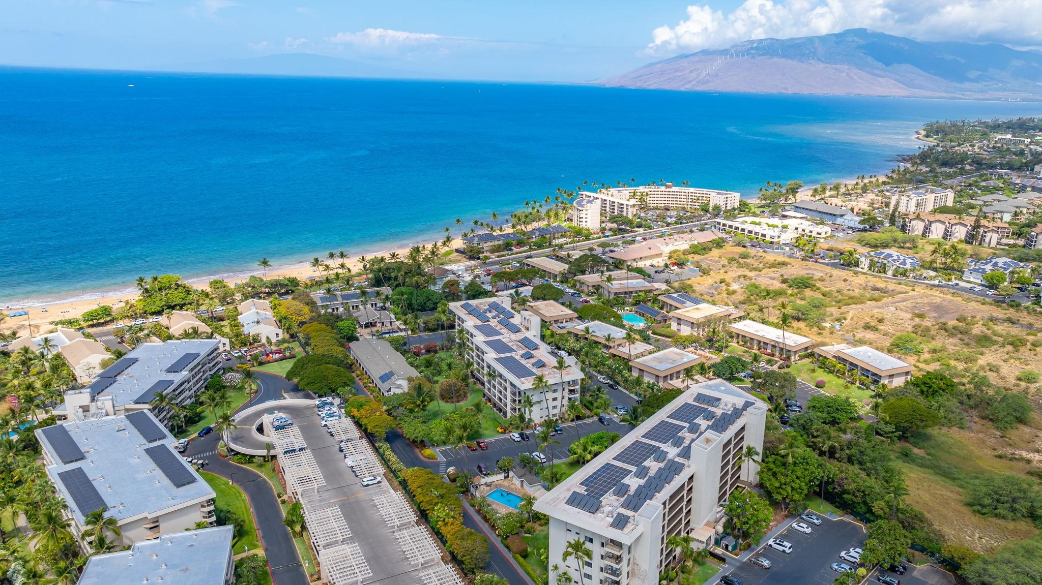 2531 South Kihei Road, Unit C620 Kihei, HI 96753 - Photo 11 of 38 an aerial view of beach and ocean