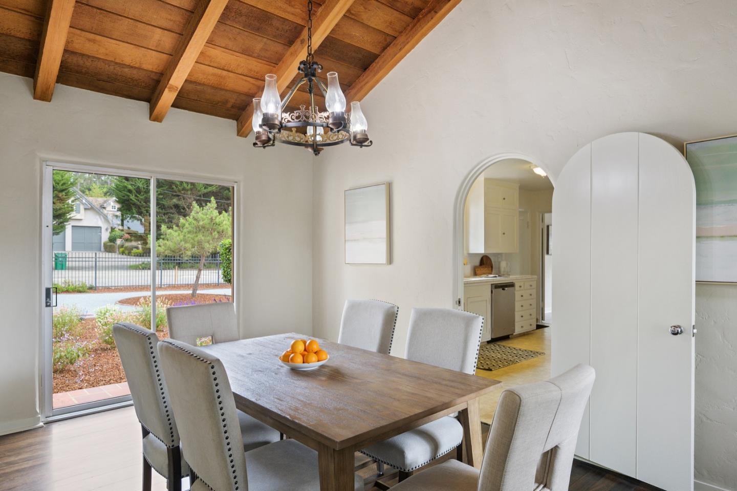 3080 Bird Rock Road Pebble Beach, CA 93953 - Photo 17 of 46 a view of a dining room with furniture window and outside view