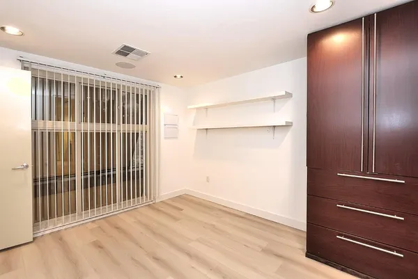 a front view of a building