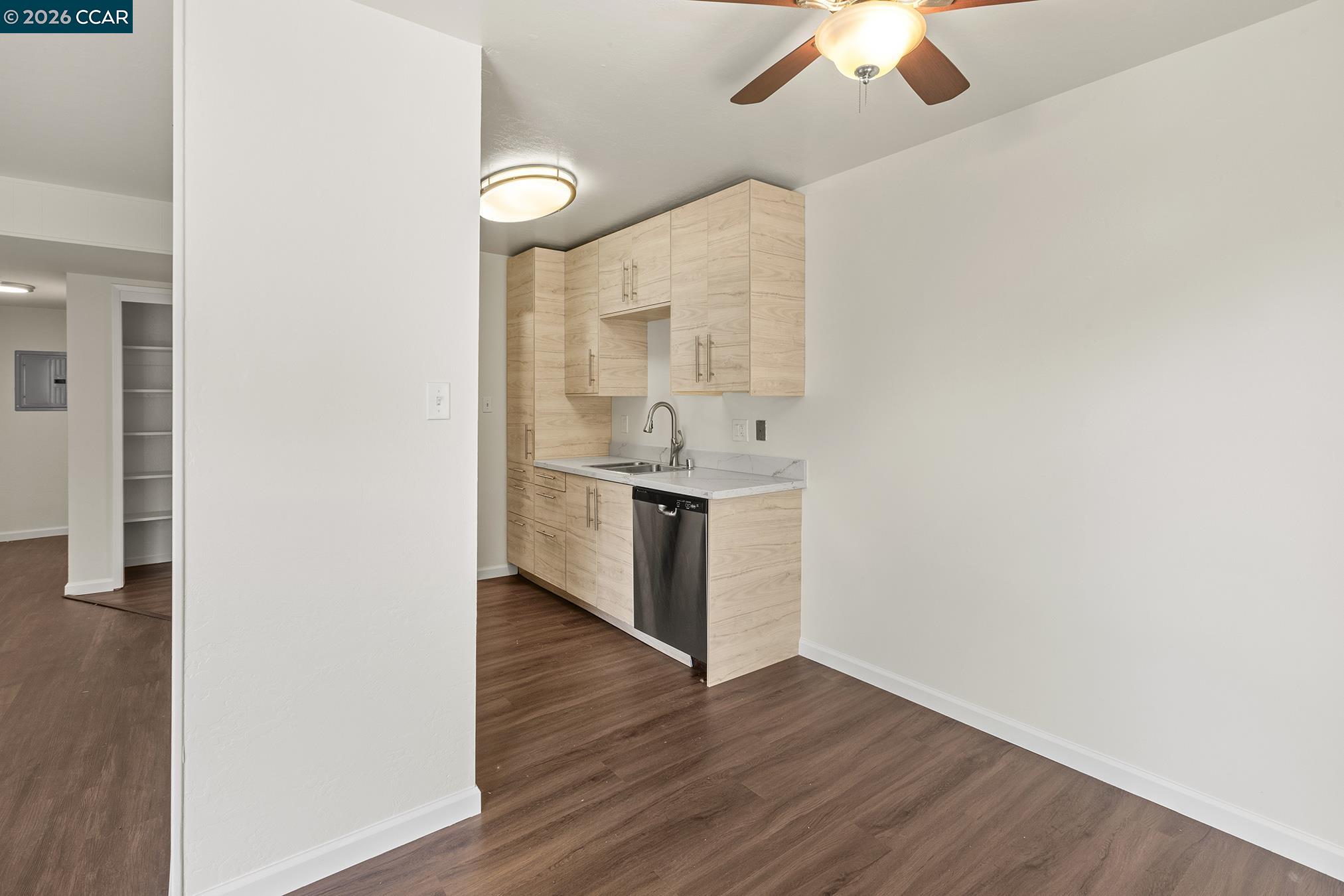 29 Leafwood Circle San Rafael, CA 94901 - Photo 8 of 34 a kitchen with a sink and a refrigerator