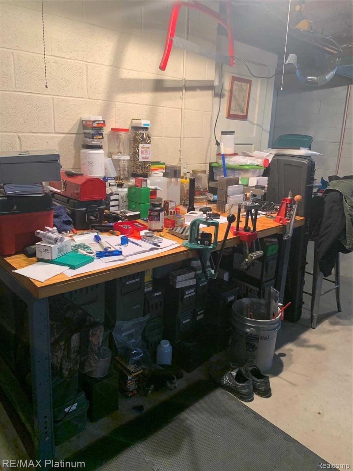 3770 Pinckney Road Howell, MI 48843 - Photo 37 of 45 Basement Workshop Ready for Your Wood Making Projects!