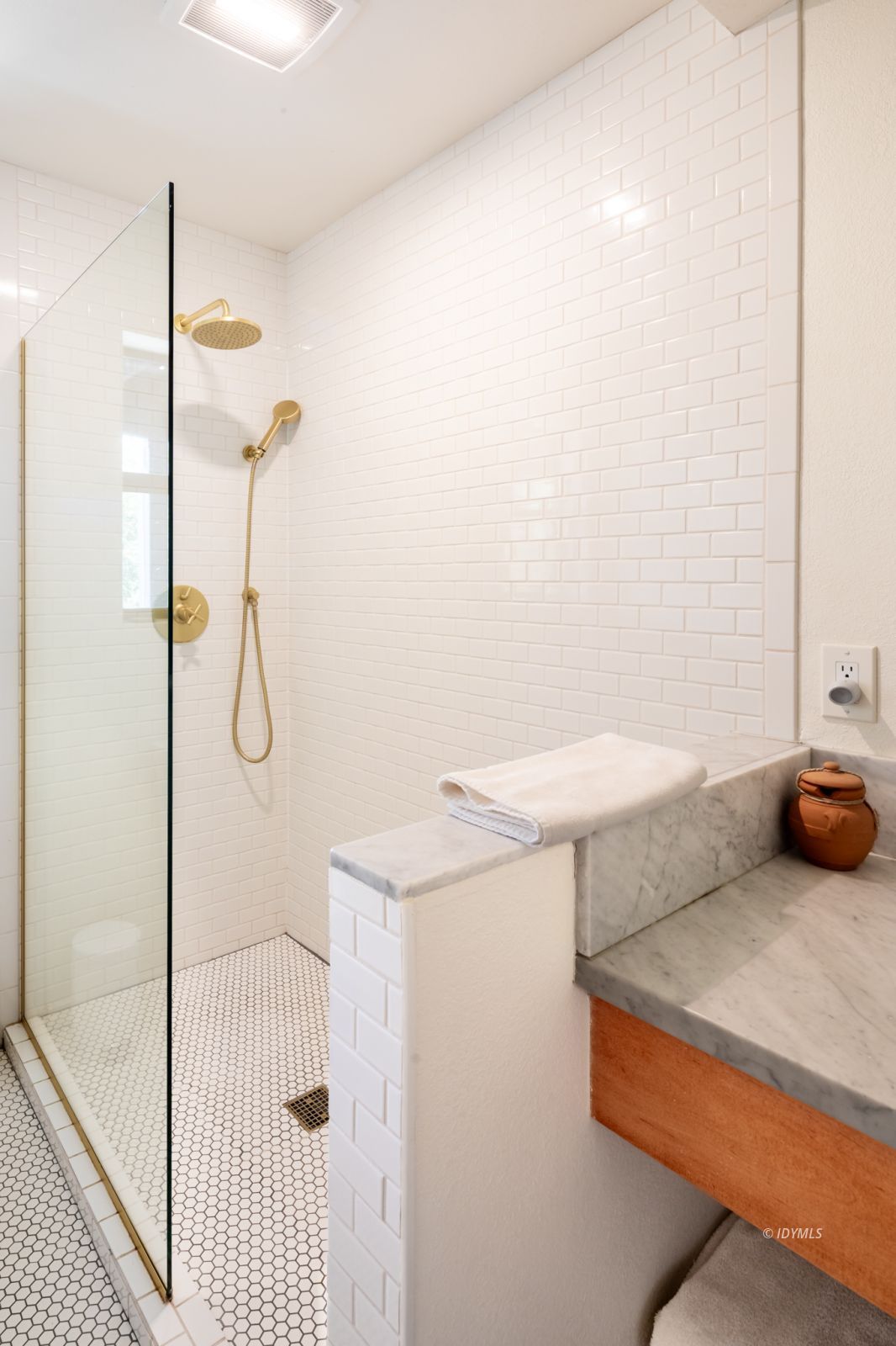23916 Highway 243 Idyllwild, CA 92549 - Photo 43 of 47 a bathroom with a sink and shower