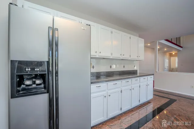 a view of a room with a wardrobe space