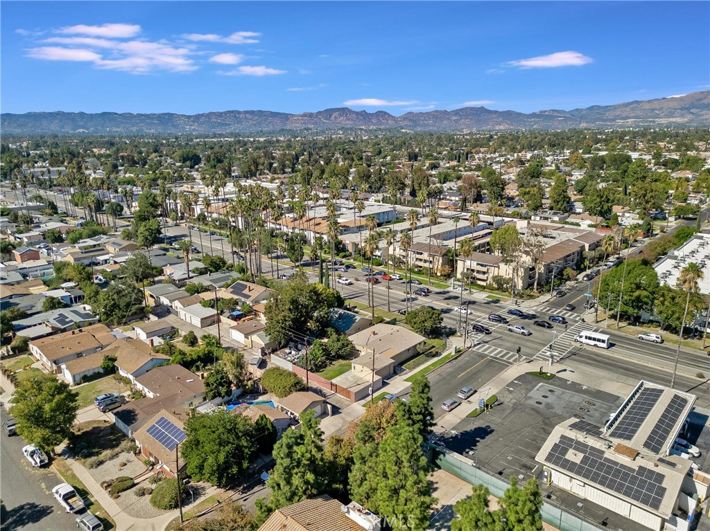20300 Sherman Way Winnetka, CA 91306 - Photo 33 of 33 an aerial view of residential house with outdoor space and trees