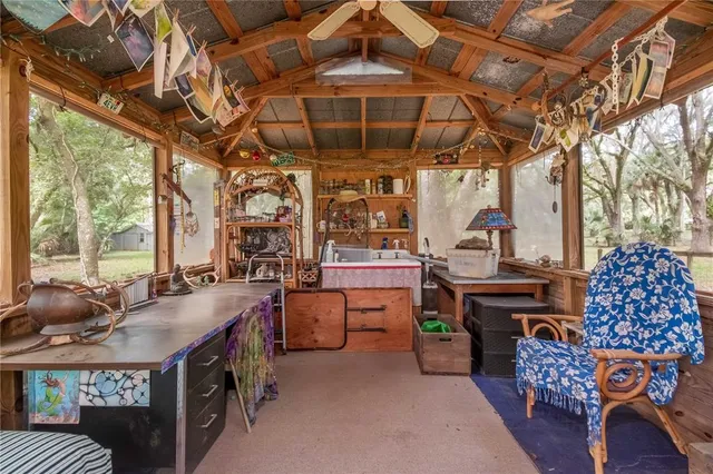 a view of outdoor space with trees