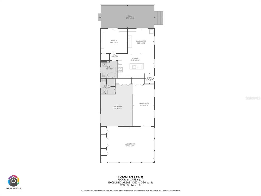 17840 Northeast 45th Avenue Road Citra, FL 32113 - Photo 62 of 62 a picture of a floor plan