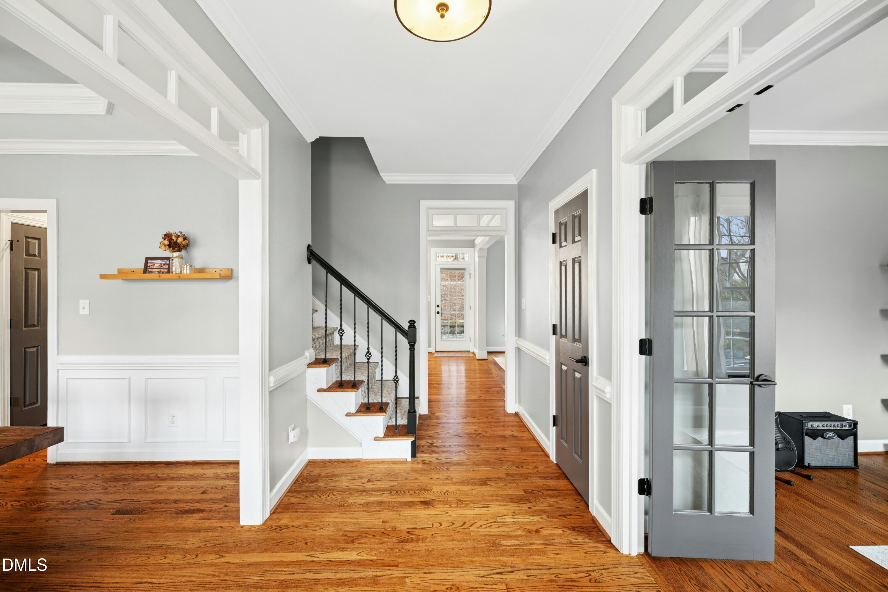 117 Barnes Spring Court Cary, NC 27519 - Photo 3 of 38 a view of an entryway with wooden floor