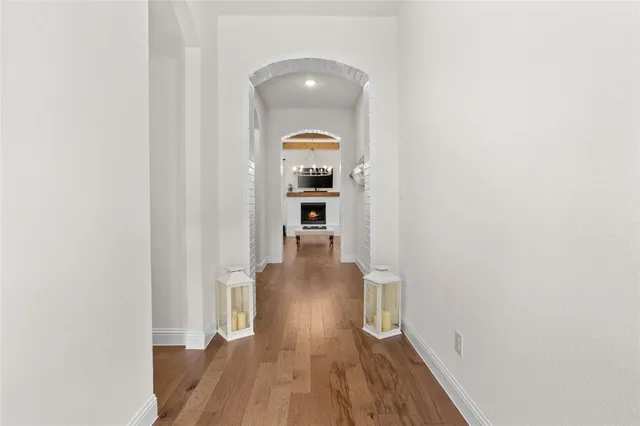 a picture of wooden floor in an empty room