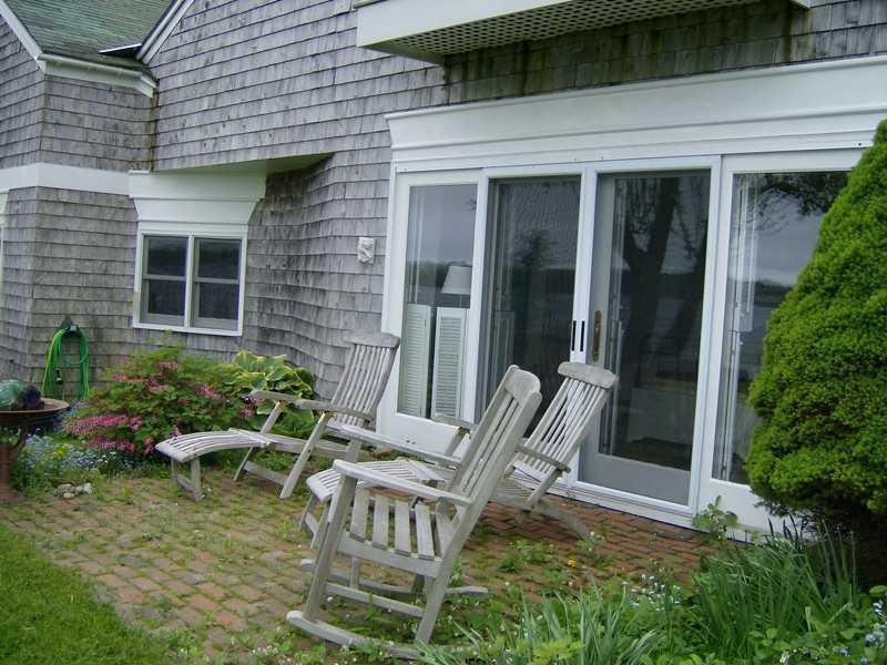 19 Mayo Point Road Castine, ME 04421 - Photo 14 of 34 Patio/Deck. Terrace accessed from...