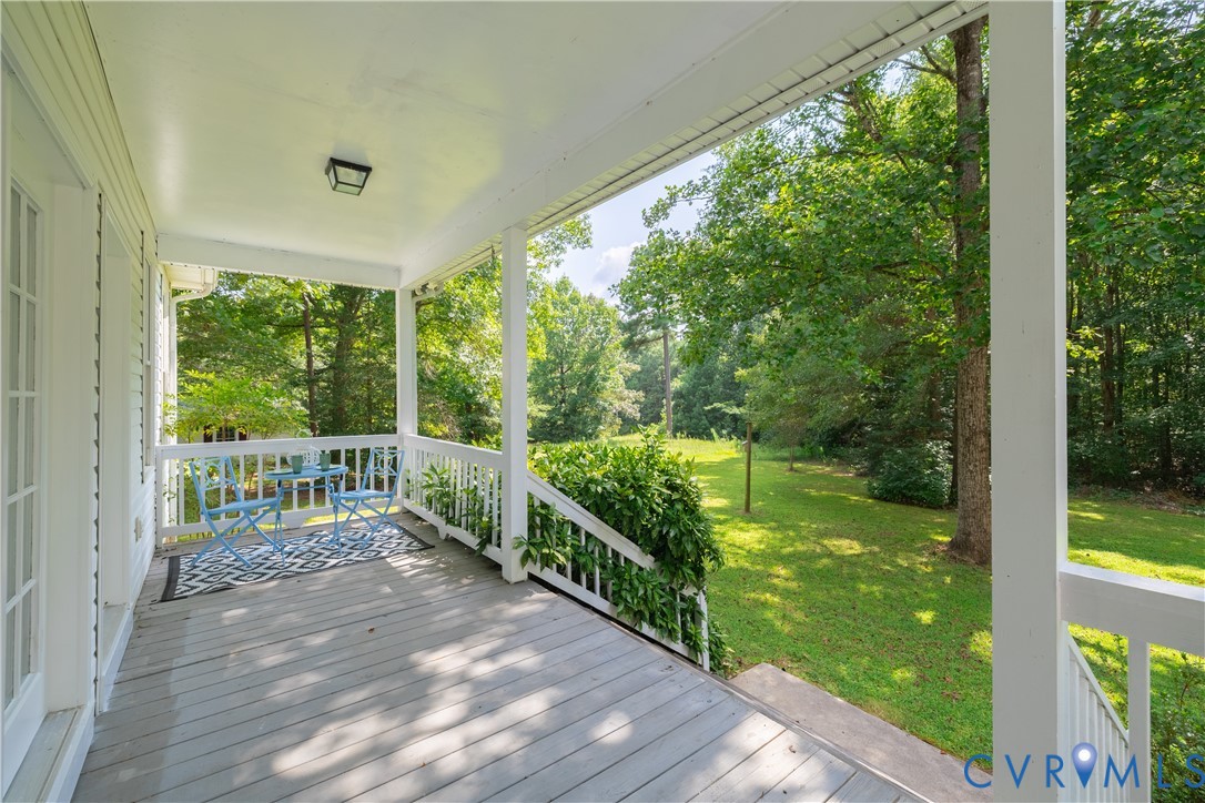 3996 Trinity Forest Road Church Road, VA 23833 - Photo 33 of 50 Rear Covered Deck