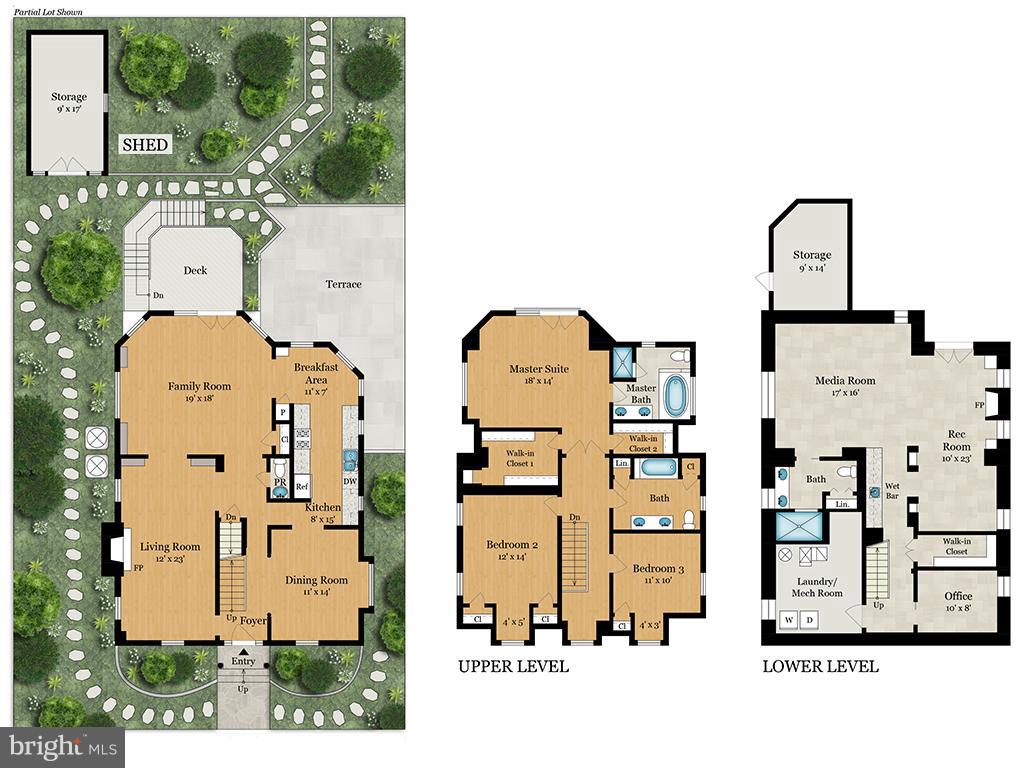 1507 Stonewall Road Alexandria, VA 22301 - Photo 29 of 29 Floor Plans for all 3 Levels