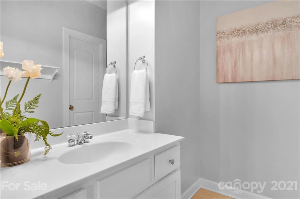 1111 Lytton Lane Matthews, NC 28104 - Photo 34 of 48 a bathroom with a sink and a mirror