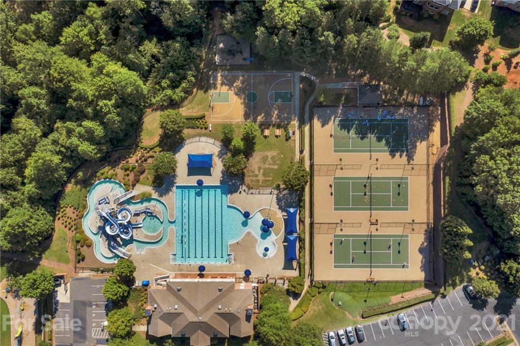 1111 Lytton Lane Matthews, NC 28104 - Photo 48 of 48 an aerial view of a house