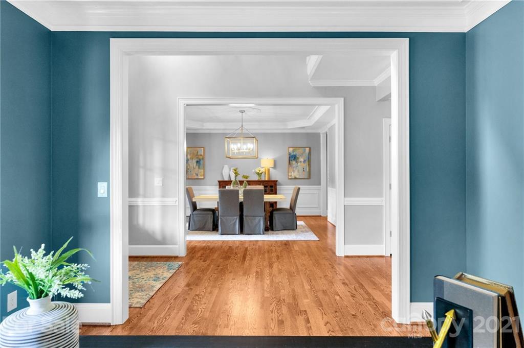 1111 Lytton Lane Matthews, NC 28104 - Photo 7 of 48 a view of a living room and dining room