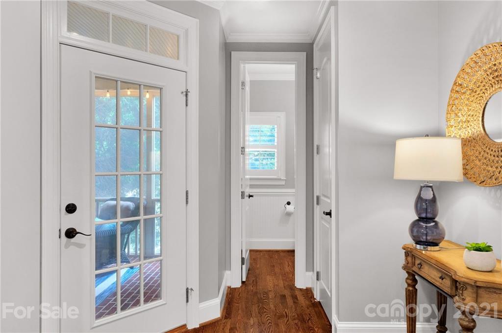 1111 Lytton Lane Matthews, NC 28104 - Photo 8 of 48 a view of an entryway with wooden floor