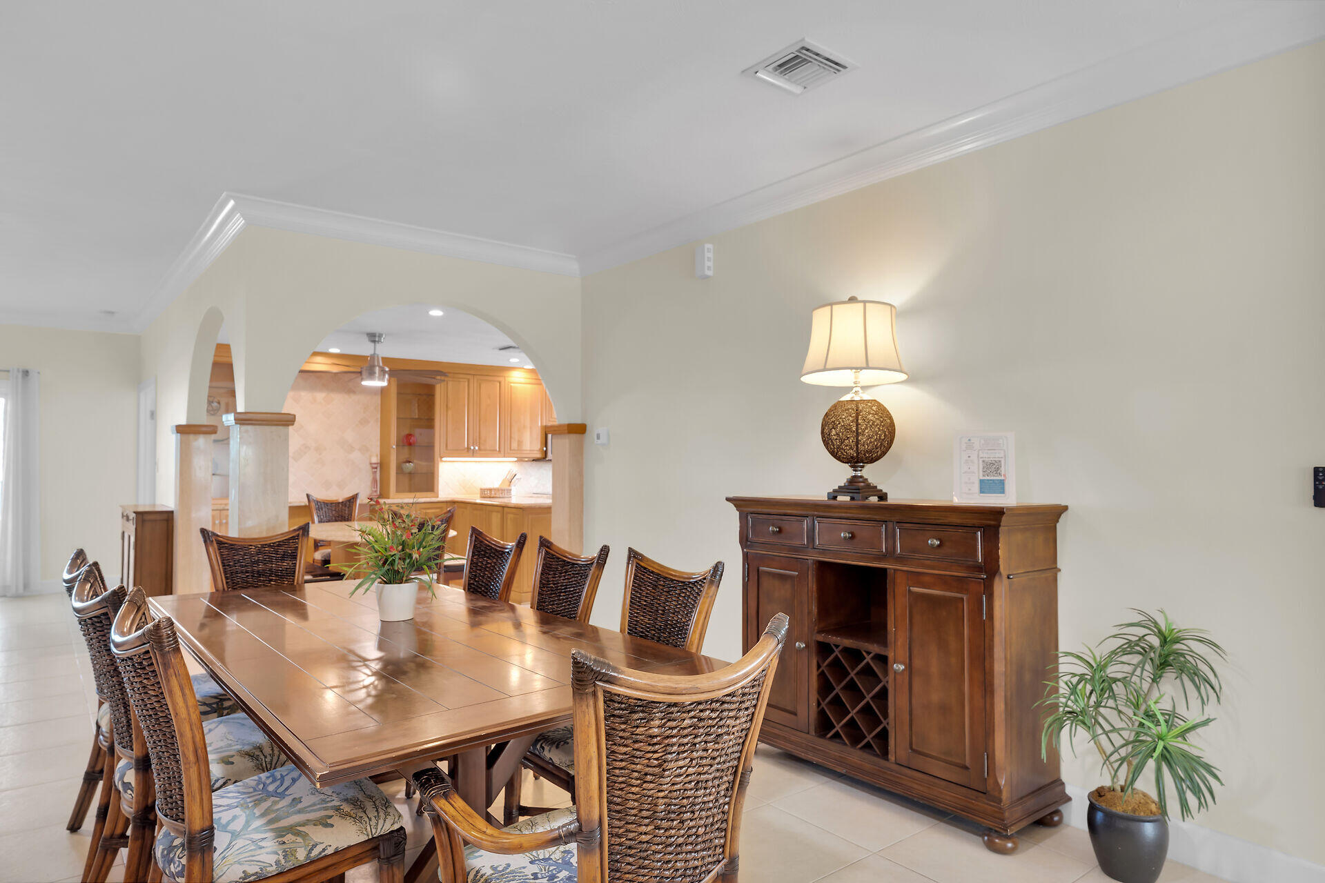 580-590 10th Street Key Colony Beach, FL 33051 - Photo 13 of 75 a view of a dining room with furniture window and wooden floor