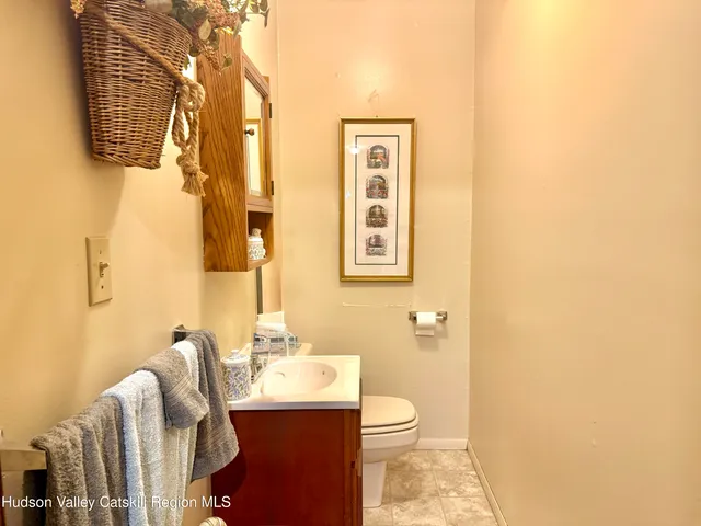 a room with furniture and a window