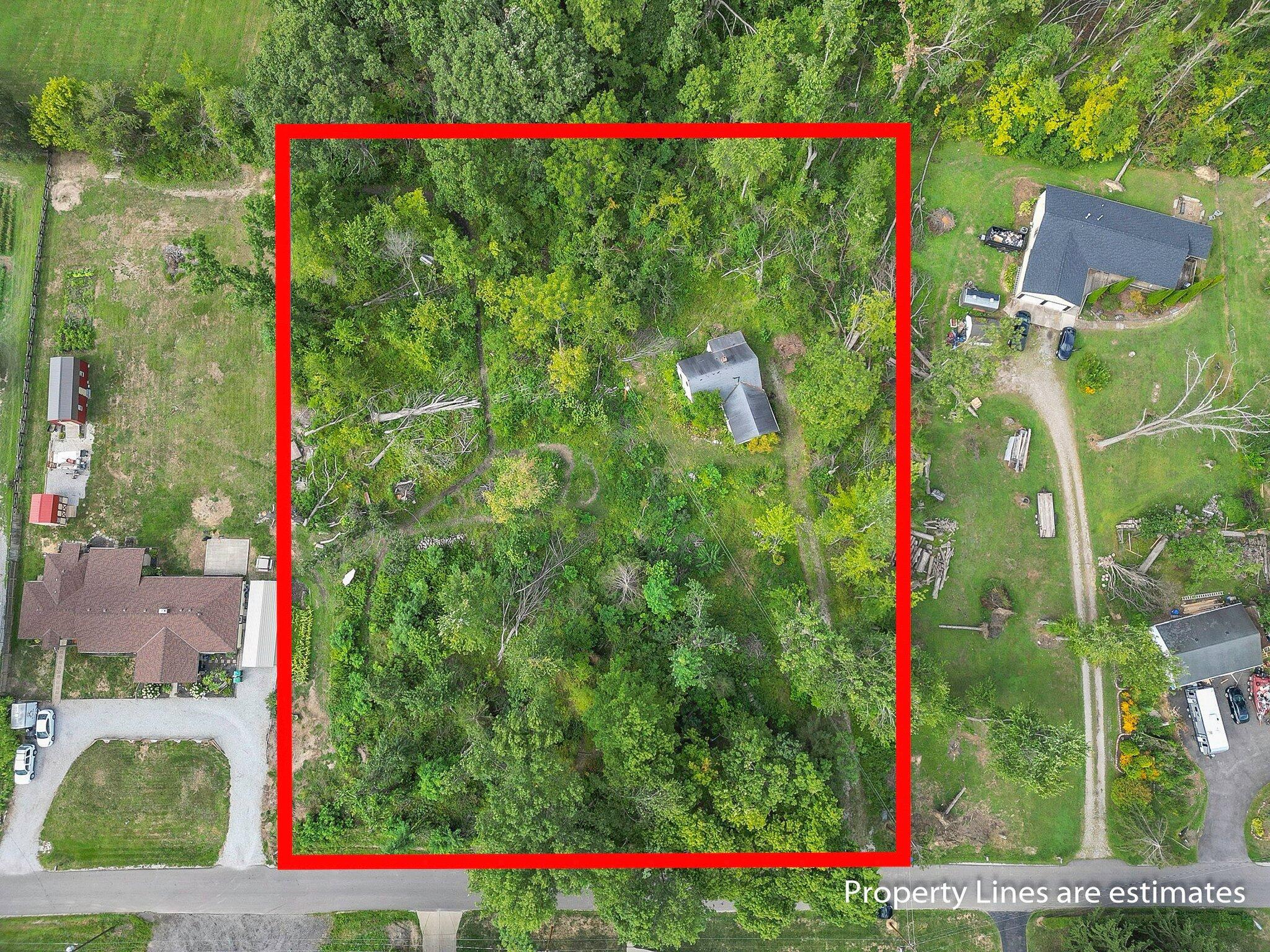 Lot line approximate - 1.88 acres!