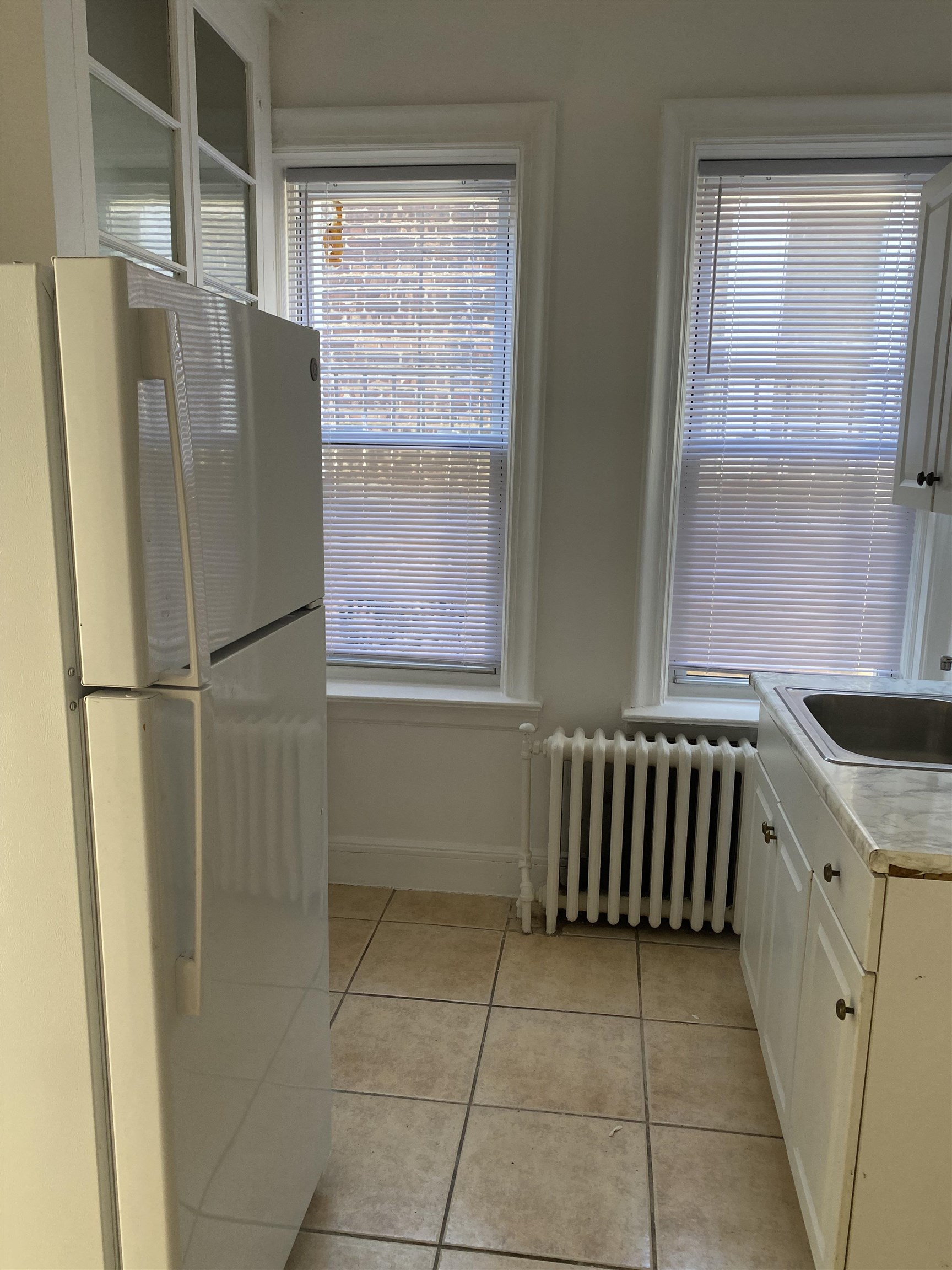 19 Fox Place, Unit 3 Jersey City, NJ 07306 - Photo 6 of 18 a kitchen with a refrigerator and a sink