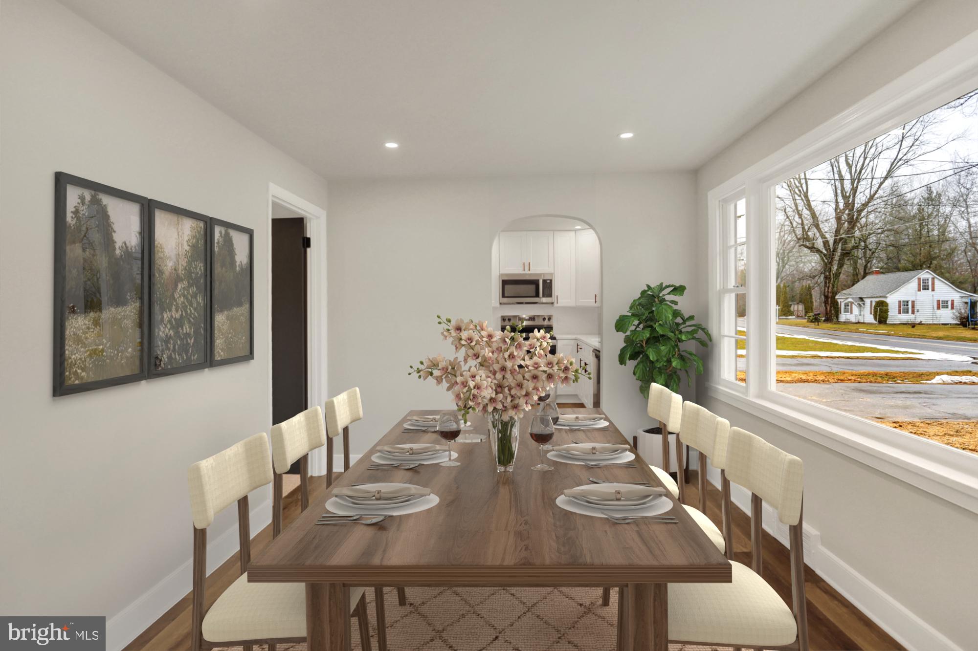 311 Pine Road Mount Holly Springs, PA 17065 - Photo 16 of 44 a view of a dining room with furniture window and outside view