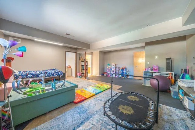 a view of a lake with a mountain in the background