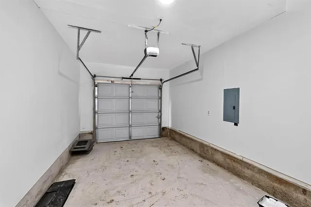 a view of a room with rack on the wall